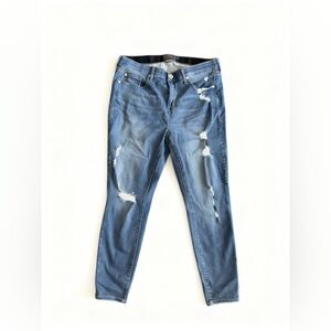 Torrid Size 16S Distressed Skinny Jeans Short Stretch Denim Plus Size